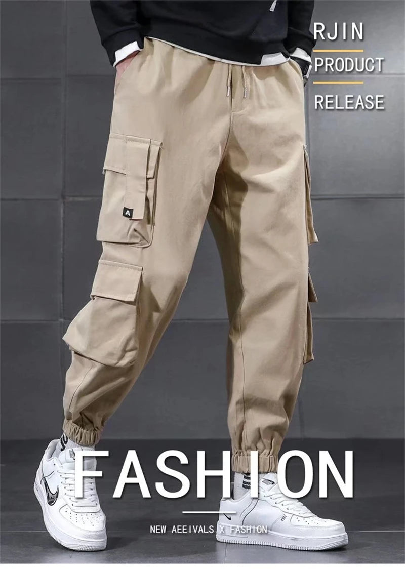 New Winter Lambswool Outdoor Waterproof Cargo Pants Men Warm Casual Pants Men Sportswear Winter Sports Outwear Sweatpants