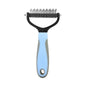 Pet Dog Detangler Dual Side Pet Dematting Comb Dog Cat Knot Remover Brush Undercoat Deshedding Grooming Tool for Long Short Hair