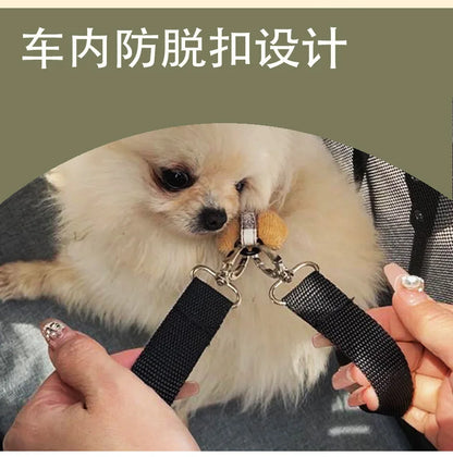 Detachable Cabin Pet Stroller Lightweight Foldable Cat Dog Trolley Outdoor Travel Hand Push Cart for Small & Medium Sized Pets