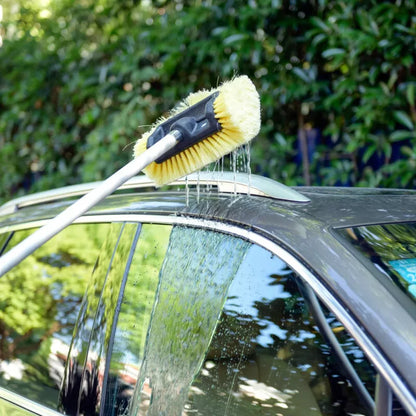 10" Car Wash Brush Head For Auto RV Truck Boat Camper Exterior Roof Window Washing Cleaning Brush Nylon Car Cleaning Tools