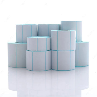 Width 40/50/60/70/80/90/100mm Self-Adhesive Stickers Shipping Thermal Label Barcode SKU Label Price Tag no Carbon Band Required
