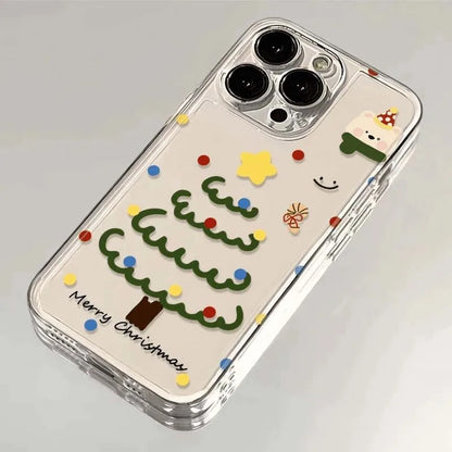 Winter Christmas Case For OPPO Reno 14 13 12 11 10 Pro Plus 14F 13F 11F 12F 7 A78 A79 A98 A38 A18 A58 A60 A57 A77 A3 Pro A2 A5X
