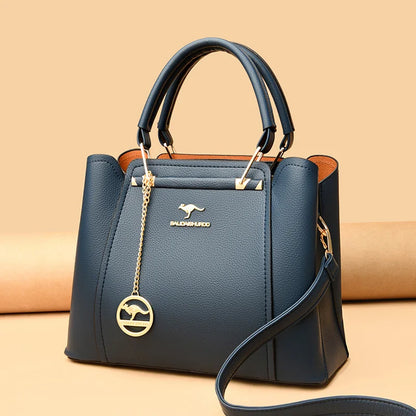 2026 Luxury Women Designer 3 Layers Shoulder Crossbody Sac Ladies Large Capacity Leather Handbags Shopper Brand Messenger Totes