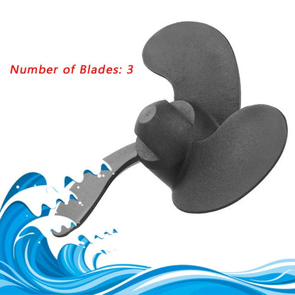 Quality Outboard Propeller, Made of High Strength Nylon, Suitable for Tohatsu3 5HP/Nissan2 5, 3 5HP/Mercury3 5HP Marine Boat