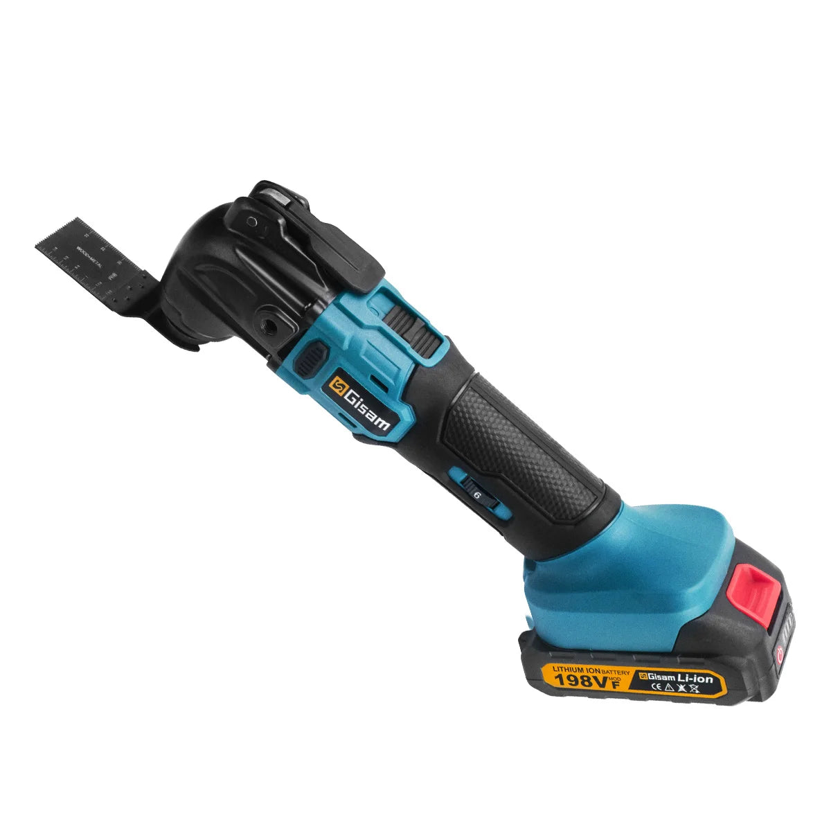 Gisam 20000OPM Cordless Quickrelease Oscillating Tool Multifunction Trimmer Power Tool Anti-Vibration for makita 18V battery Pin
