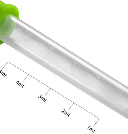 10Pcs/Set 5ml Silicone Plastic Pipette School Lab Experiment Supplies Dropper Feeding Medicine Liquid Eye Ear Pipette Dropper