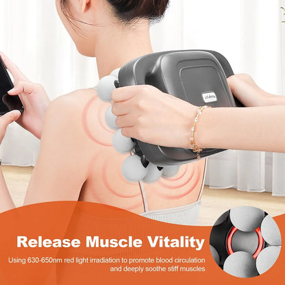 16-Head Fascia Gun High-Frequency Vibration Body Massage Gun Waist and Back  Massager Neck Shoulder Massager Muscle masajeador