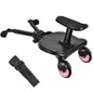 Twins Baby Stroller Pedal Adapter Stroller Accessorie Second Children Auxiliary Trailer Twins Scooter Standing Plate with Seat