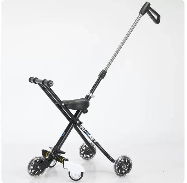 Lightweight Foldable Kids Travel Push Cart Outdoor Stroller for 6 To 12 Years Old Children