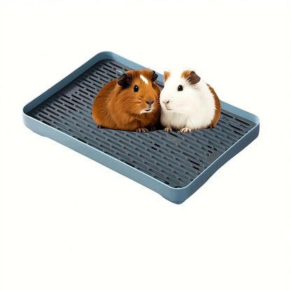 1pc Rabbit Litter Box Small Pet Toilet Tray Bunnie Corner Toilet Box For Ferret Hamster Dragon Cat Guinea Pig Dutch Pig Supplies