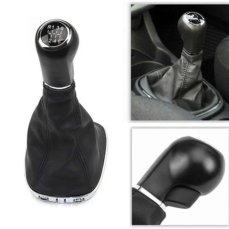 Car Accessories For Opel/Vauxhall Corsa D S07 E X15 Hatchback Van 5/6 Speed Manual Gear Shift Knob Shifter Gaiter Boot Cover
