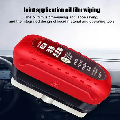 Car Windshield Cleaning Brush Glass Oil Film Remover Front Dashboard Side Window Rearview Mirror Cleaning Agent Water Repellent