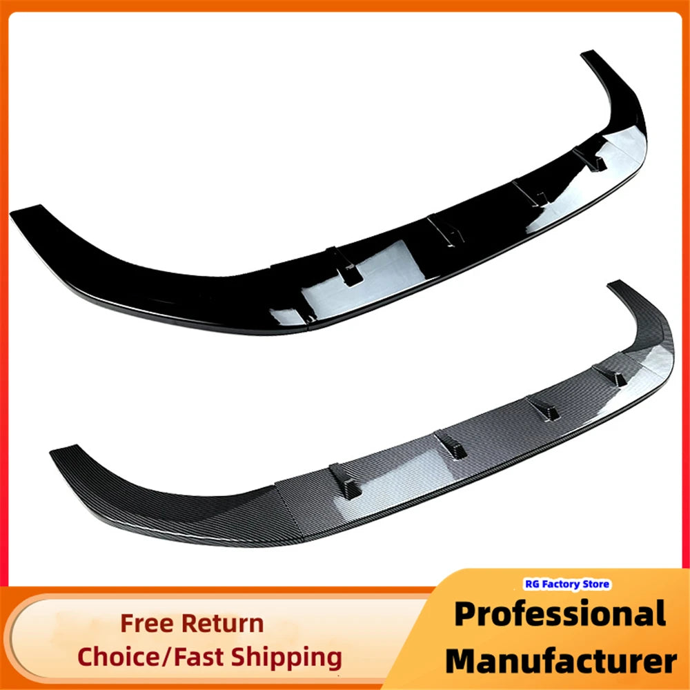 Maxton Style Front Bumper Lip Spoiler For VW Golf MK8 Golf 8 GTI GTD GTE R-Line 2020-2023 Diffuser Splitter Chin Trims Protector