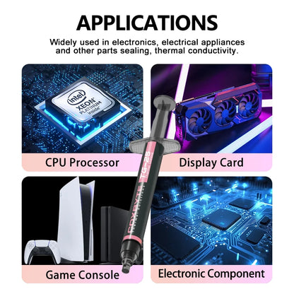 Coxbyte TG-25 Thermal Paste Processor 2g 13.8W/M-k For CPU GPU PS4 MCU HeatSink Cooling Cooler Thermal Compound Silicone Grease