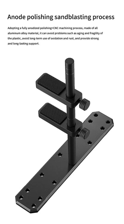 TEUCER VC-3 Dual Pillar Graphics Video Card Bracket PC Case DIY Accessories Aluminum Alloy GPU Support Bracket For 12/14cm Fan