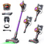 Lubluelu P7 300W/35KPA Cordless Vacuum Cleaner, 30Mins Self-Standing Vacuum Cleaners for Home, Anti-Tangle Stick Vacuum