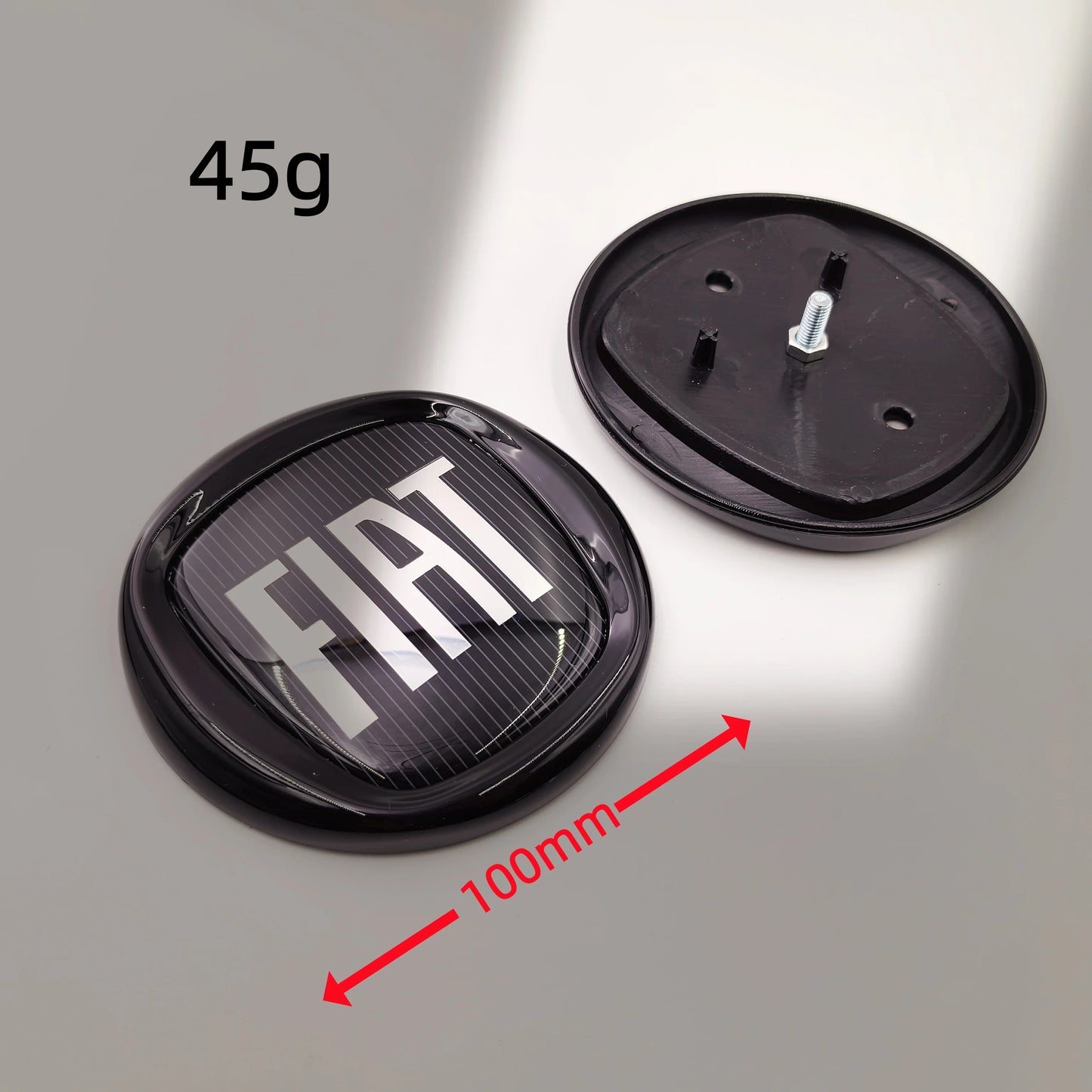 8.5/9.5/10/12cm 85/95/100/120mm car Emblem for FIAT Car Hood Front Rear Badge 2/3/4-Pin Emblem