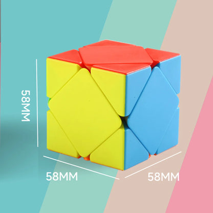 3x3x3 twisted, stress reducing, brain strengthening, puzzle solving, professional smooth speed, children's toy gift