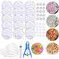 DIY Clear Stress Balls Making Kit Sensory Balls DIY Craft Set with Tool for Adults Office Anxiety Handmade Fidget Toys