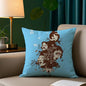 The B-beatles Band Pillow Case Short Plush Print Cushion Cover Square Throw Pillow Covers Sofa Home Decor