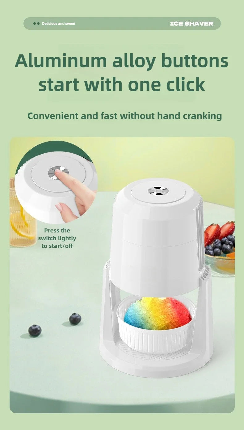 Automatic Ice shavers Trituradora De Hielo Commercial Smoothie Blender Maquina De Raspados De Hielo Electrica 220V 110V Ice