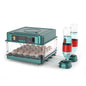 220V Mini Digital Egg Incubator with Auto Egg Turning, Low Noise Fan & Heat Insulation Cover for Chicken Duck Quail Pigeon Bird Eggs, Farm & Educational Hatching Machine