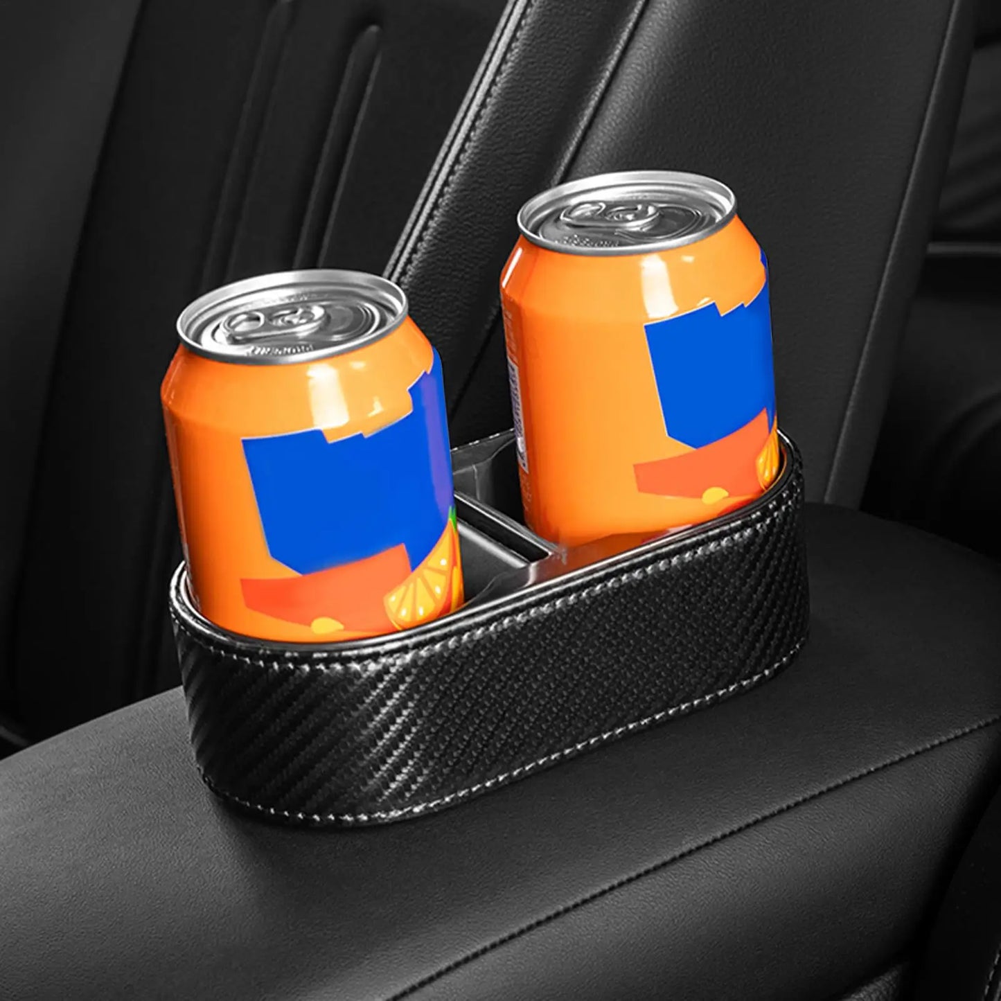 Automotive Cup Holders Double Vehicle Cup Holder Console Organizer Automotive Fixed Beverage Bracket for Golf Cart Trip Daily
