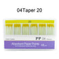 WELLCK 1 Box Dental Absorbent Paper Points Sterile Mixed Sizes 02 04 06 Taper 15-40# For Dentist Use Dentistry Materials