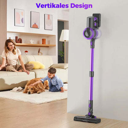 400W 4 in 1 Handheld Vacuum Cleaner Built-in 2500mAh Battery 20-30Kpa Strong Suction Wireless Portable Vacuum Blower Inflator Pump for Car Home Cleaning