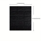 Self-adhesive 1-40pcs 38.5X35cm DIY 3D Wallpaper Retro Brick Pattern Wall Stickers Waterproof Room Decor Foam Home Decoration
