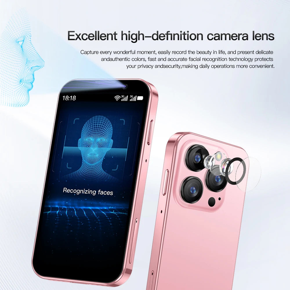 SERVO 16SE Mini Android Smartphone Dual SIM Standby 16GB ROM Play Store Wifi GPS Face Unlock 3G WCDMA 3.0" Small Smart Cellphone