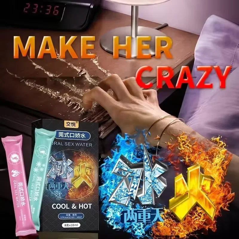 20Pcs Sex Toys Couples Women Oral Sex Candy Blowjob Popping Flirting Men Blowjobs Stimulate Enjoy Fire Ice Feeling Blowjob Toy