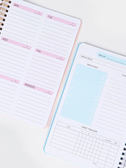 2024 Weekly Planner Agenda A5 Notebook Planner Pouch 52 Weeks Planner Schedules Stationery School Office Supplies Stationery