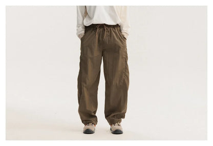 Outdoor Sports Casual Track Pants Men Women Lightweight Hiking Breathable Waterproof Quick Dry Loose Techwear Cargo Pant Trouser