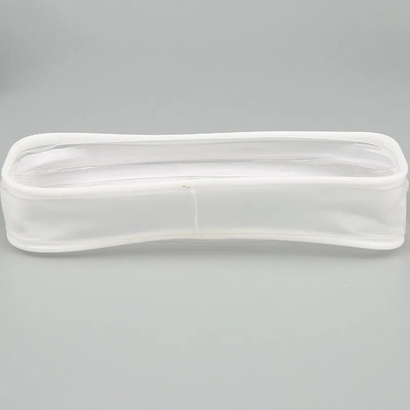 Transparent Pencil Case Zipper Simple style Pen Pouch Large Capacity Pen Bag for Students School&Office Stationary Supplies