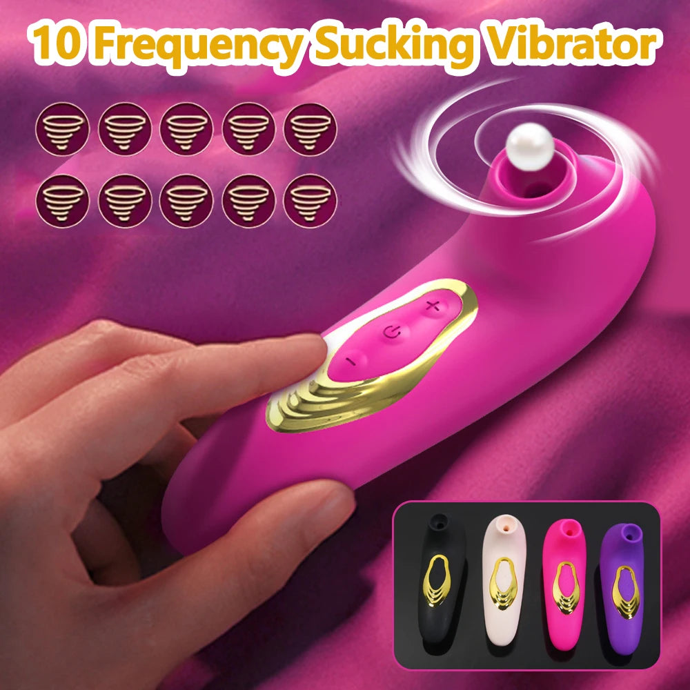 Powerful Sucking Vibrator for Women Blowjob Sucker Clitoris Stimulator Vacuum Suction Nipple Massager Masturbator Adult Sex Toys