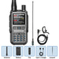 BAOFENG UV-5R Mini Walkie Talkie Full Band Bluetooth Programming Wireless Copy Frequency 999CH AM FM Type-C Long Range Ham Radio
