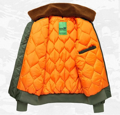 Warm Men's jackets Thick Brand Luxury Winter Down Jacket Coats Parkas Pilot Jackets Outwear Padding Padded Puffer Jacket HXY282