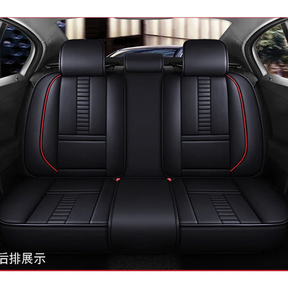 Leather Car Seat Covers For Polo Sedan Volkswagen Touareg Touran Passat B5 B6 B7 Jetta VW Golf 7 Tiguan Golf 4 5 6 7 Accessories