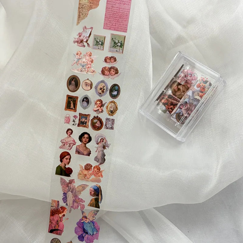 1Pc 100cm Flower Nail Foils for Transfer Paper Floral Stickers Rose Nails Wraps Tulip Nail Art Decorations