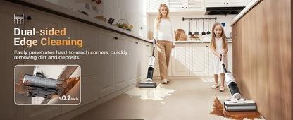 Redkey W15 Pro Cordless Vacuum Cleaner,22kpa/200W Stick Vacuum with 55 Mins Runtime,Vacuum Cleaner for Home,Carpet & Hard Floor