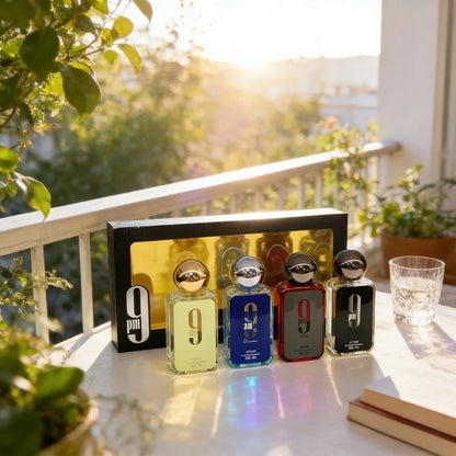 AFNAN 4PCS Perfume Set 30ml Unisex Eau De Parfum Long Lasting Fresh Sweet Woody Aromatic Fragrance Collection Luxury Mini Gift