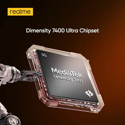 realme P4 Power 5G Smartphone 10001mAh Battery 80W Ultra Fast Charge MediaTek Dimensity 7400 Ultra 5G 6.8'' 144Hz Screen NFC 2026 Nest Mobile Phone Big Battery