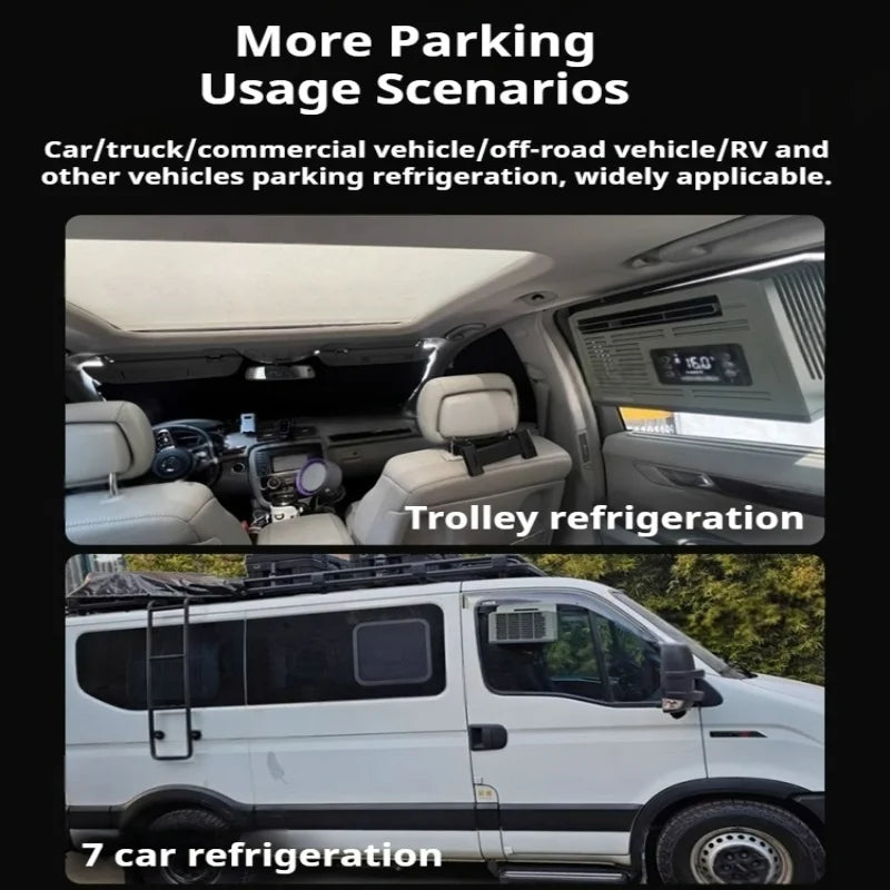 Portable Parking Air Conditioner Small Portable Car Energy Saving Air Conditioner Ductless: Hassle -Free for Car Window Mounting