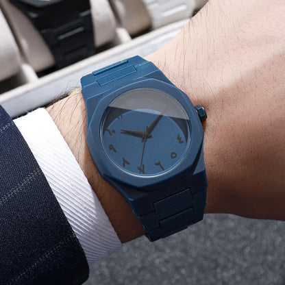 1/5PCS Fashion Plastic Strap Men Business Watches Casual Analog Sports Quartz Watch For Mens Clock Reloj Hombre