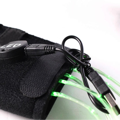 LED Horse Tail Trappings Night Riding Safe Equestrian Flashing Light Bar Harness Equipment Outdoor Sports Horse Tail Decor