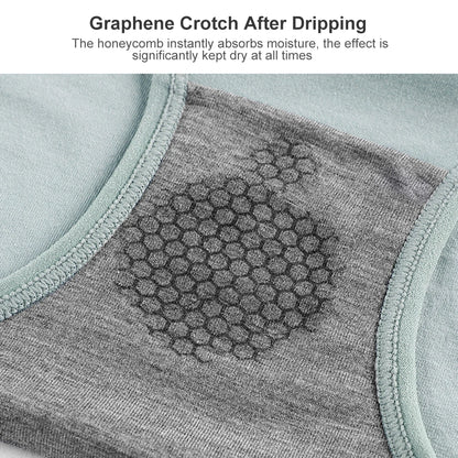 5 Pack Women's Cotton High Waisted Underwear - Tummy Control & Butt Lift, Graphene Antibacterial, Breathable Comfort, No Ride Up