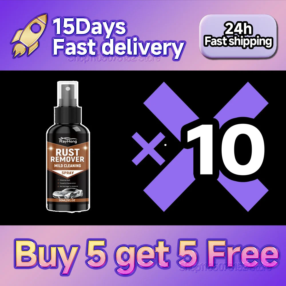 Lubricant Rust Remover Spray Rust Converter Anti Rust Iron Remover Rim Cleaner Dissolve Rust-Protect Wheel Rim Auto Supplies