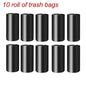 Car Trash Bags for Car Trash Can Vehicle Garbage Dust Case Storage Box ABS Square Pressing Trash Bin Car Interior Accessories