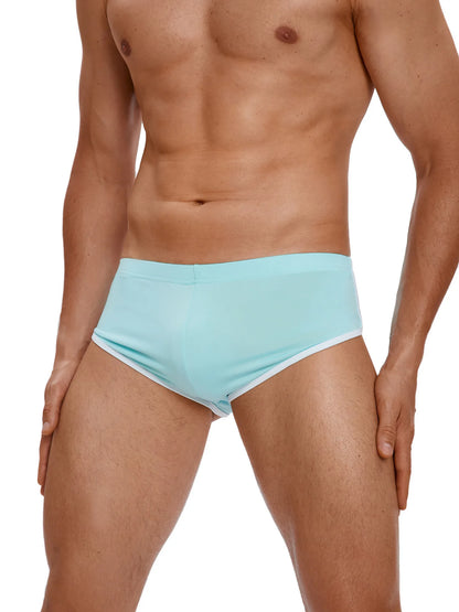 Sexy Running Elastic Sport Shorts Men's Summer Shorts Hot Pants Bar Nine Points Slim Fit Cotton Milk Silk Men's Fashion